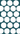 Large Polka White/Teal - holmbay